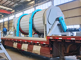 蔬菜邊角料歐式烘干機發往